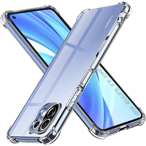 Husa pentru Xiaomi Mi 11 Lite, Techsuit Shockproof Clear Silicone, transparenta