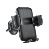 Suport auto Yesido Suport auto (C251), pentru Grila ventilatie, cu Auto-locking, Carbon Fiber Panel, 360°, Universal, negru