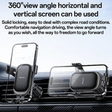 Suport auto Yesido Suport auto (C247), pentru Grila ventilatie, Mechanical Tight Lock, 360°, Transversal Gravity Mount, 4.7-7.2inch Phone, negru