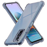 Husa pentru Xiaomi Redmi Note 10 Pro, Techsuit Shockproof Clear Silicone, fumuriu