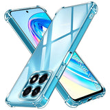 Husa pentru Honor X8a, Techsuit Shockproof Clear Silicone, transparenta