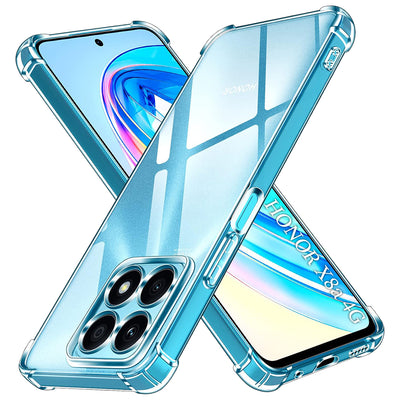 Husa pentru Honor X8a, Techsuit Shockproof Clear Silicone, transparenta