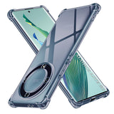 Husa pentru Honor Magic5 Lite, Techsuit Shockproof Clear Silicone, fumuriu
