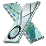 Husa pentru Honor Magic5 Lite, Techsuit Shockproof Clear Silicone, transparenta
