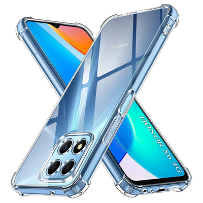 Husa pentru Honor X6, Techsuit Shockproof Clear Silicone, transparenta