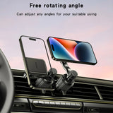 Suport auto Yesido Suport auto (C244), Magnetic, pentru Grila ventilatie, Imbunatatit Clip, Free Rotativ Angle, N42 Magnets, negru