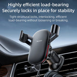 Suport auto Yesido Suport auto (C243), pentru Grila ventilatie, cu Bionic Hawksbill Hook, Gravitational Lock, negru