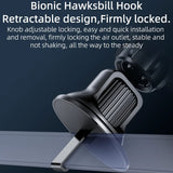 Suport auto Yesido Suport auto (C243), pentru Grila ventilatie, cu Bionic Hawksbill Hook, Gravitational Lock, negru