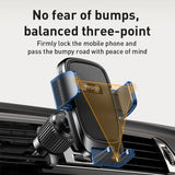 Suport auto Yesido Suport auto (C241), pentru Grila ventilatie, Balanced Three-Point, 4.7-7.2inch Phones, negru