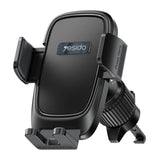 Suport auto Yesido Suport auto (C241), pentru Grila ventilatie, Balanced Three-Point, 4.7-7.2inch Phones, negru