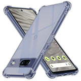 Husa pentru Google Pixel 7a, Techsuit Shockproof Clear Silicone, fumuriu