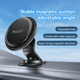 Suport auto Yesido Suport auto (C220), Magnetic, pentru Grila ventilatie, cu Integrat Organizator cabluri, Flexible Angle, negru