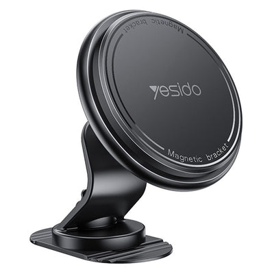 Suport auto Yesido Suport auto (C220), Magnetic, pentru Grila ventilatie, cu Integrat Organizator cabluri, Flexible Angle, negru