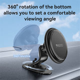 Suport auto Yesido Suport auto (C220), Magnetic, pentru Grila ventilatie, cu Integrat Organizator cabluri, Flexible Angle, negru