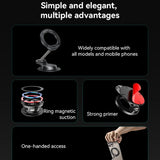 Suport auto Yesido Suport auto (C218), Magnetic, pentru Bord, Dual-axis Design, Compatibil cu MagSafe, negru