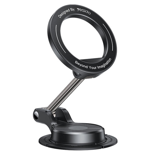 Suport auto Yesido Suport auto (C218), Magnetic, pentru Bord, Dual-axis Design, Compatibil cu MagSafe, negru
