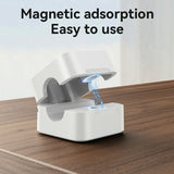 Yesido (4 pack) Organizator cabluri (C216WH), magnetic Clips, Strong Adhesive, Mini Design, Alb