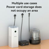 Yesido (4 pack) Organizator cabluri (C216WH), magnetic Clips, Strong Adhesive, Mini Design, Alb