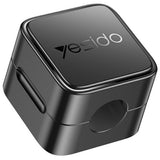 Yesido (4 pack) Organizator cabluri (C216BL), magnetic Clips, Strong Adhesive, Mini Design, Negru