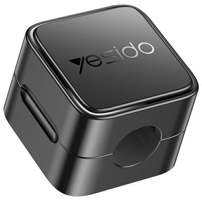Yesido (4 pack) Organizator cabluri (C216BL), magnetic Clips, Strong Adhesive, Mini Design, Negru