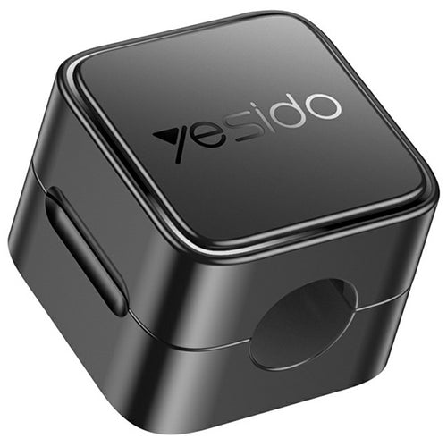 Yesido (4 pack) Organizator cabluri (C216BL), magnetic Clips, Strong Adhesive, Mini Design, Negru
