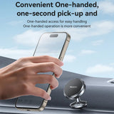Suport auto Yesido Suport auto (C215), Magnetic, pentru Bord, 360, Universal, Zinc Alloy, negru