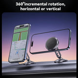 Suport auto Yesido Suport auto (C210), Magnetic, pentru Bord, Dual Ball Head, Metal Design, Universal, negru