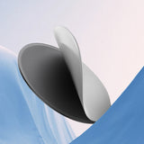 Suport auto Yesido (2 pack) Metal Placa (C207), Round + Rectangle Shapes, Leather Pattern, Universal, negru