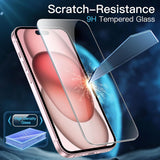 Folie de protectie pentru iPhone 15, Anank 3D Curved Screen Protector (10 pack)