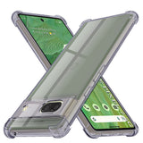 Husa pentru Google Pixel 7, Techsuit Shockproof Clear Silicone, fumuriu