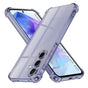 Husa pentru Samsung Galaxy A55 5G, Techsuit Shockproof Clear Silicone, fumuriu
