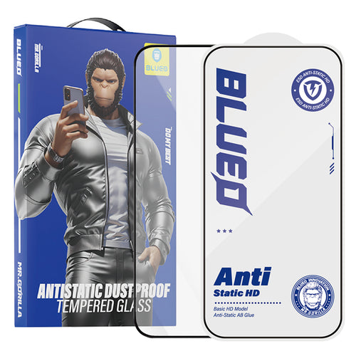 Folie de protectie pentru iPhone 15 Pro, Blueo Anti-Static HD Glass