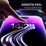 Folie de protectie pentru iPhone 13, Blueo Anti-Static HD Glass