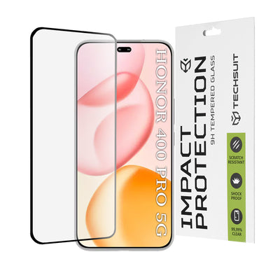 Folie de protectie pentru Honor 400 Pro, Techsuit 111D Full Cover / Full Glue Glass / 3D Curved Screen