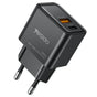 Incarcator retea Yesido Incarcator retea (YC64), Dual Port Type-C + USB-A, Incarcare rapida, GaN Technology, PD30W, negru