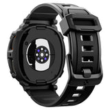 Curea pentru Samsung Galaxy Watch8 44mm, Spigen Rugged Armor Pro (ACS10007), negru