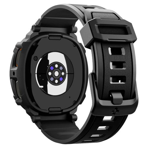 Curea pentru Samsung Galaxy Watch8 44mm, Spigen Rugged Armor Pro (ACS10007), negru