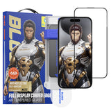 Folie de protectie pentru iPhone 16 Pro Max, Blueo 3D Full Display Curved Edge AR Glass cu Applicator Pro