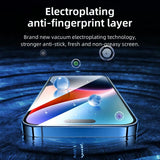 Folie de protectie pentru iPhone 16 Pro Max, Blueo 3D Full Display Curved Edge AR Glass cu Applicator Pro