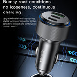 Incarcator auto Yesido Incarcator auto (Y50), 2x Type-C, USB, Incarcare rapida, 60W, LED Lamp Ring, Intelligent Temperature Control Chip, negru