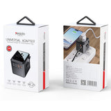 Yesido Adaptor pentru Calatorie (MC24), Type-C, USB3.0, 2x USB2.4, Multifunctional Fast Charger, Negru