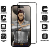 Folie de protectie pentru iPhone 16 Pro, Blueo 3D Full Display Curved Edge HD Glass cu Applicator Pro