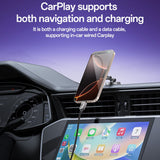 Cablu Yesido de date (CA135C), USB to Type-C, Incarcare rapida, QC18W, 3A, 480Mbps, CarPlay Compatible, Zinc Alloy, 1.2m, negru