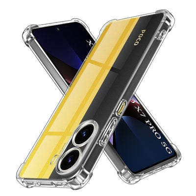 Husa pentru Xiaomi POCO X7 Pro, Techsuit Shockproof Clear Silicone, transparenta