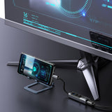 Hub USB Yesido Docking station 5in1 (HB24), Type-C to 3x USB, USB-C, Mini DisplayPort, PD100W, Incarcare rapida, 4K@30Hz, 5Gbps, gri