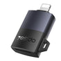 Adaptor Yesido Adapter (GS38), Lightning to TF Card, pentru iPhone, iPad, 480Mbps, 4K, LED Indicator, Gri