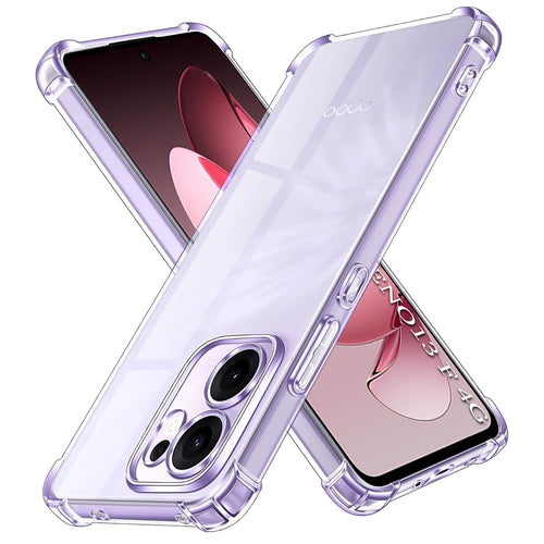 Husa pentru OPPO Reno13 F 4G, Techsuit Shockproof Clear Silicone, transparenta