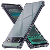 Husa pentru Google Pixel 6a, Techsuit Shockproof Clear Silicone, fumuriu