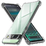 Husa pentru Google Pixel 6a, Techsuit Shockproof Clear Silicone, transparenta