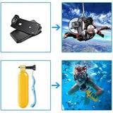 Techsuit Accessory Kit CamQuest 15in1 (SA15), pentru GoPro Action Camera, Negru